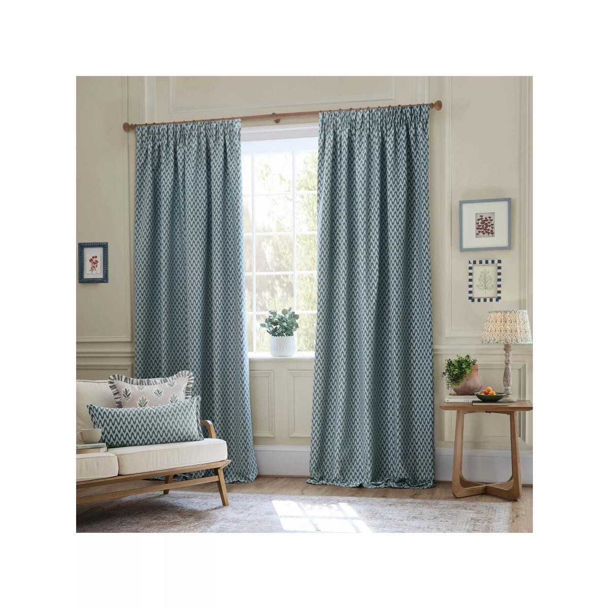 Sanderson Hutton Pair Lined Pencil Pleat Curtains – image 2