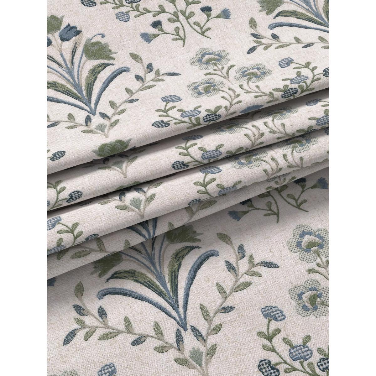 John Lewis Tulipa Pencil Pleat Pair Lined Curtains, Lake Blue – image 7