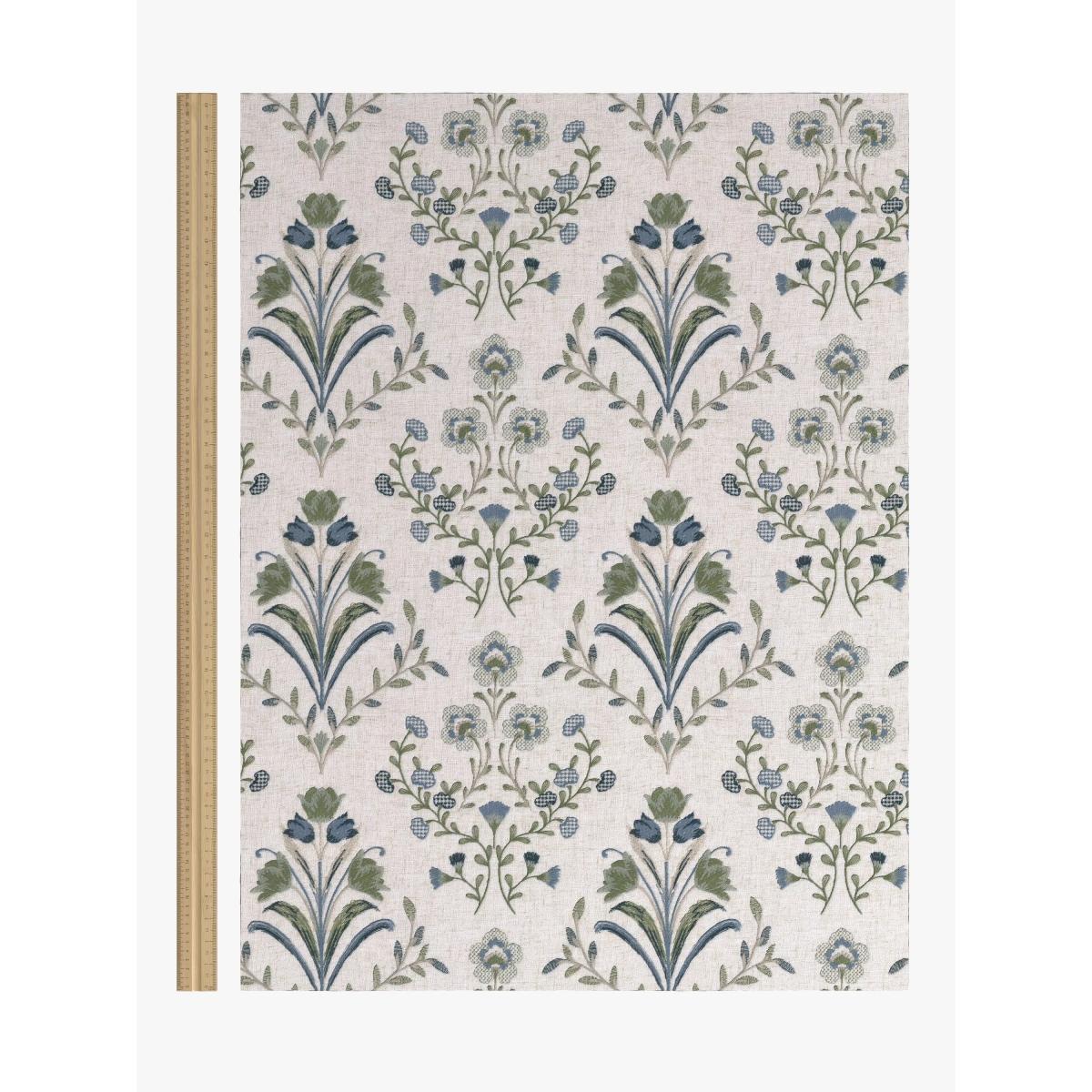 John Lewis Tulipa Pencil Pleat Pair Lined Curtains, Lake Blue – image 8