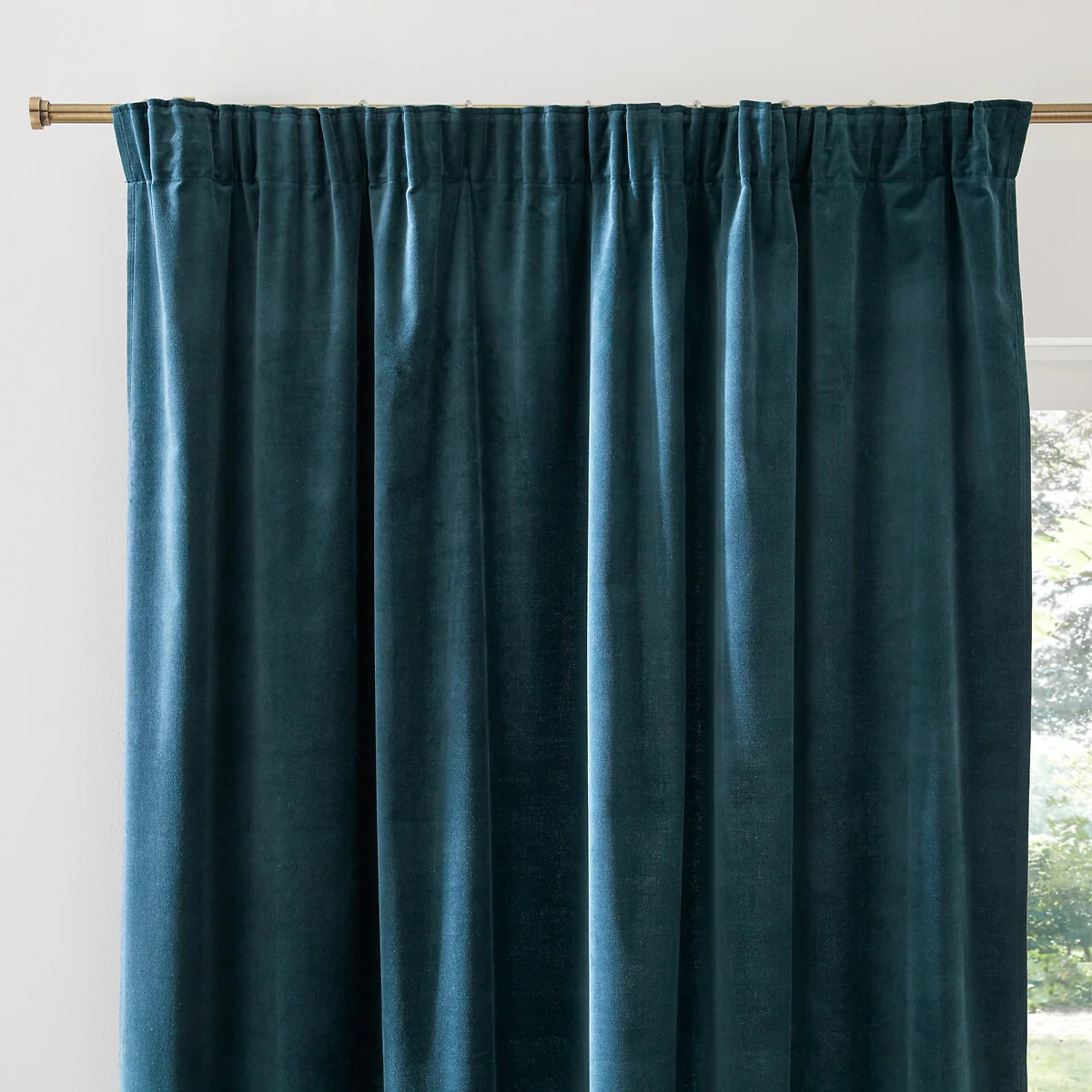 Velvet Gathered Braid Velvet Curtain – image 2
