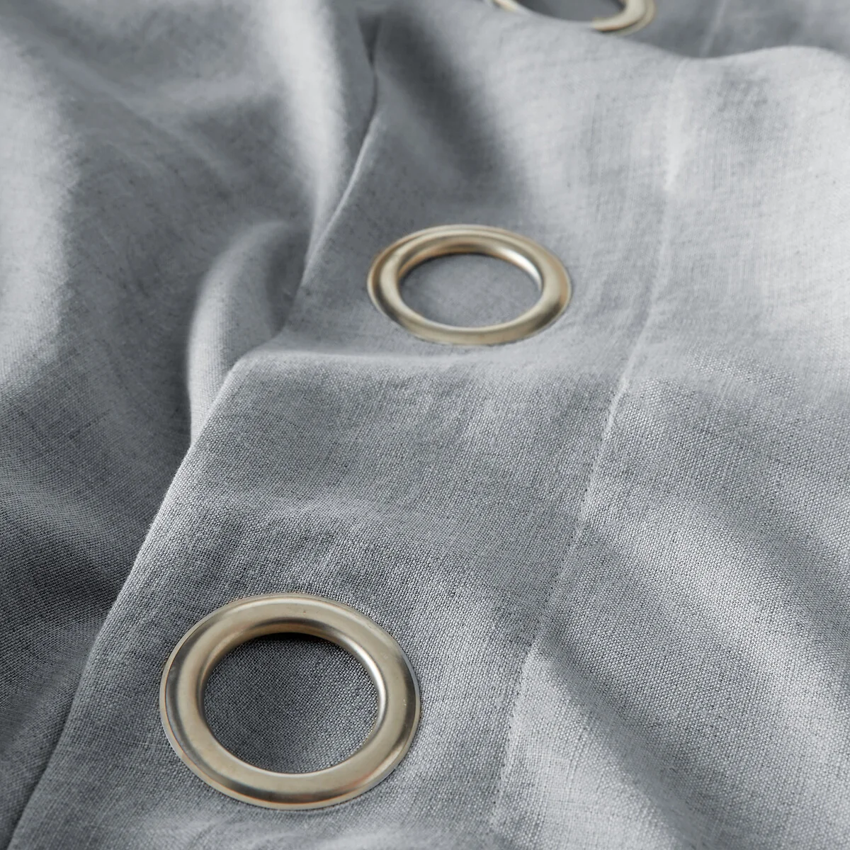 Private Lined Pre-Washed Linen Curtain with Eyelets – image 5