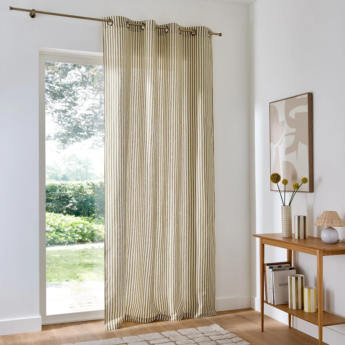 Cottage Eyelet Curtain in Cotton/Linen – image 3