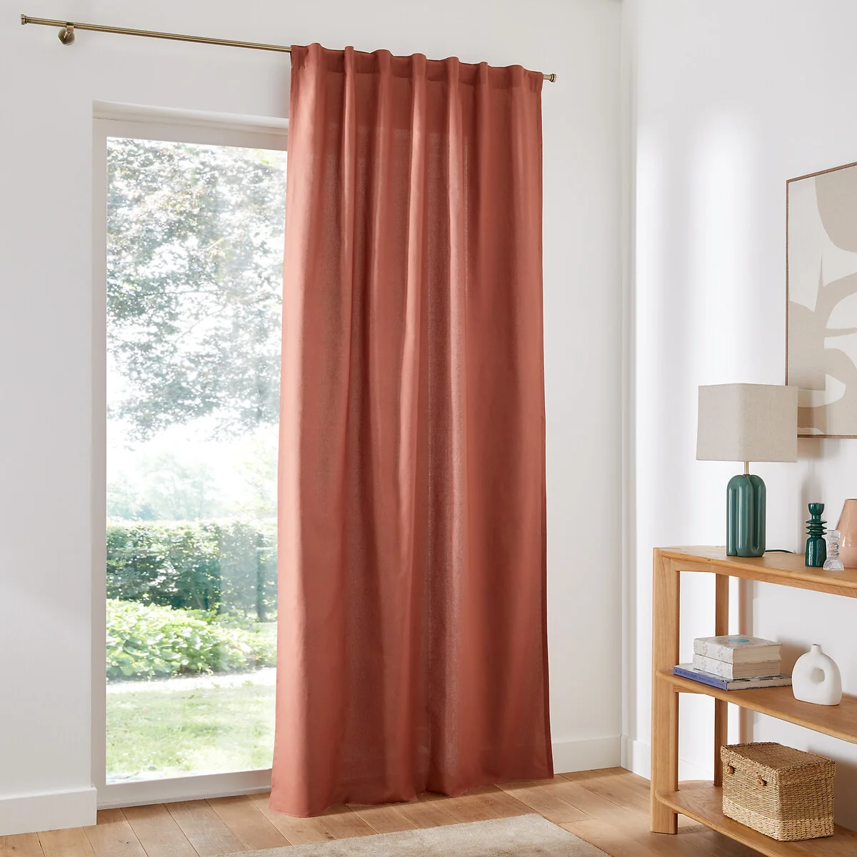 Scenario Hidden Tab Cotton Curtain – image 3