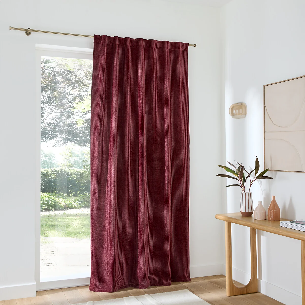 Carly Corduroy Curtain with Concealed Tab Top – image 3