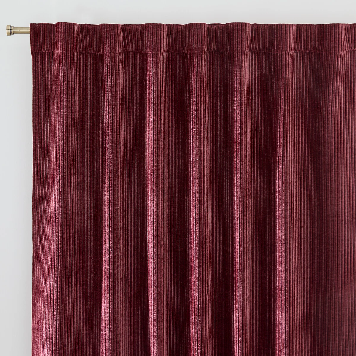 Carly Corduroy Curtain with Concealed Tab Top – image 1