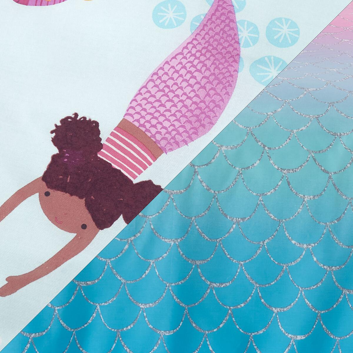 Mermaid Lined Cotton Eyelet Curtains – image 4