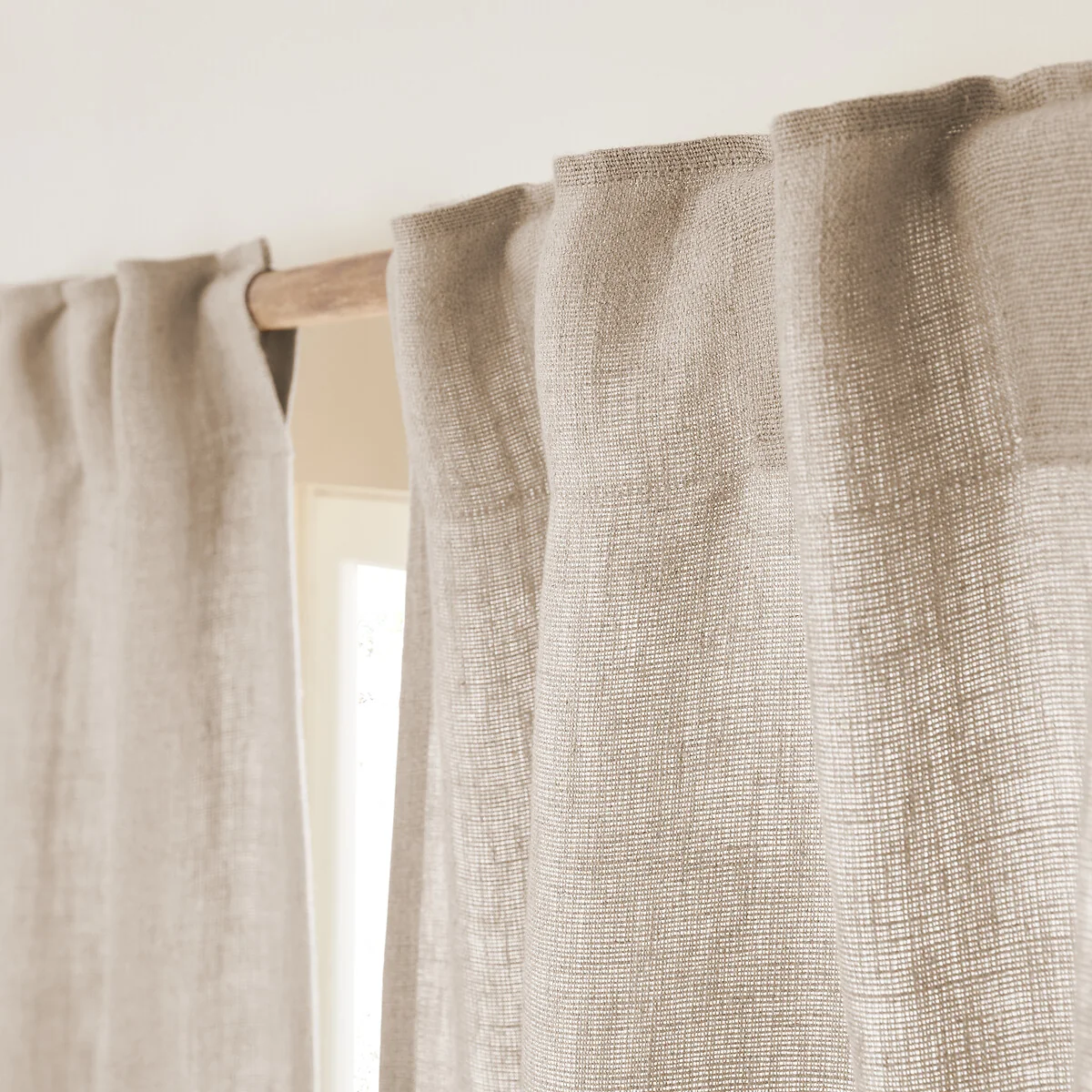 Cedal Heavyweight Linen Curtain with Concealed Tab Top Header – image 5