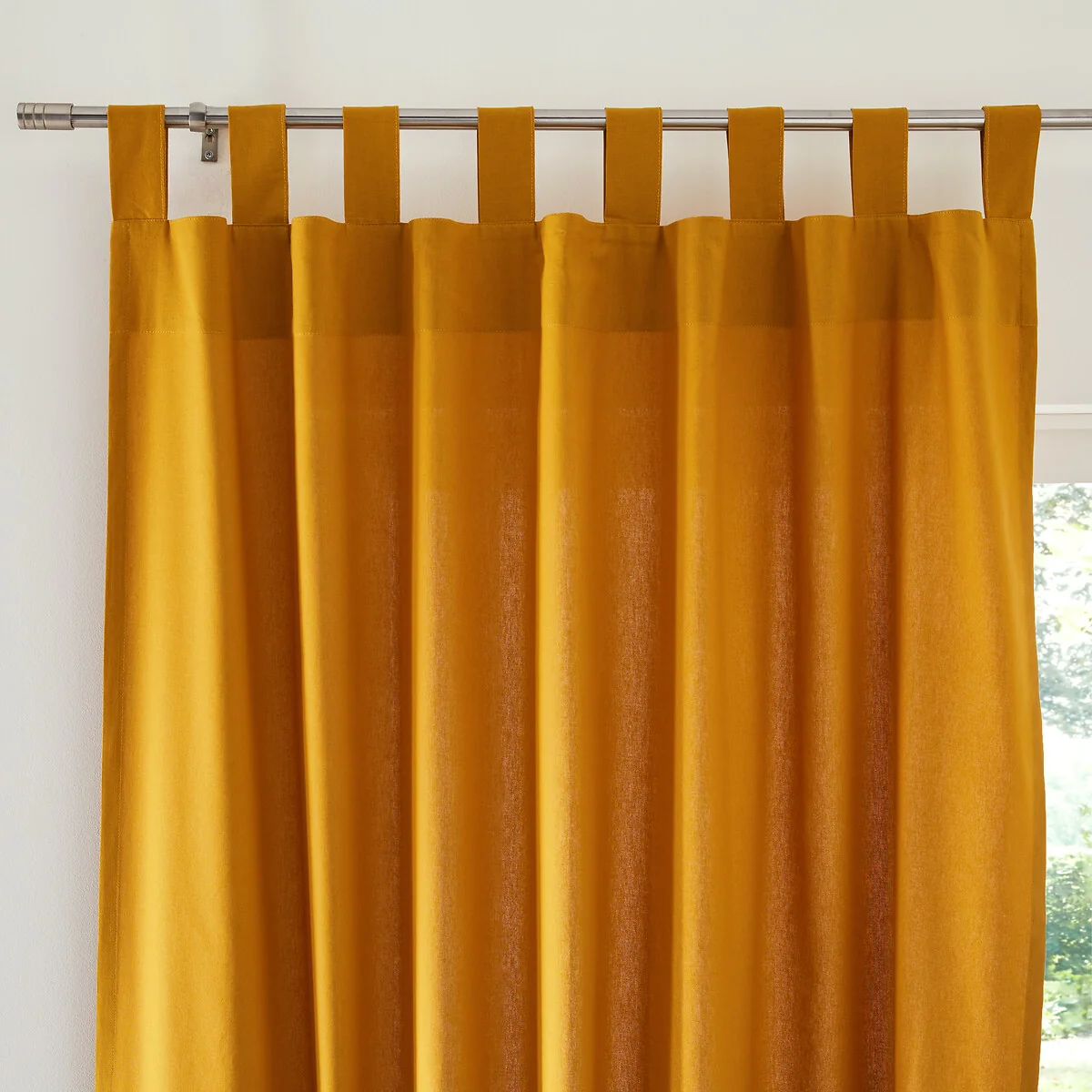Scenario Cotton Curtain with Tab Top – image 1