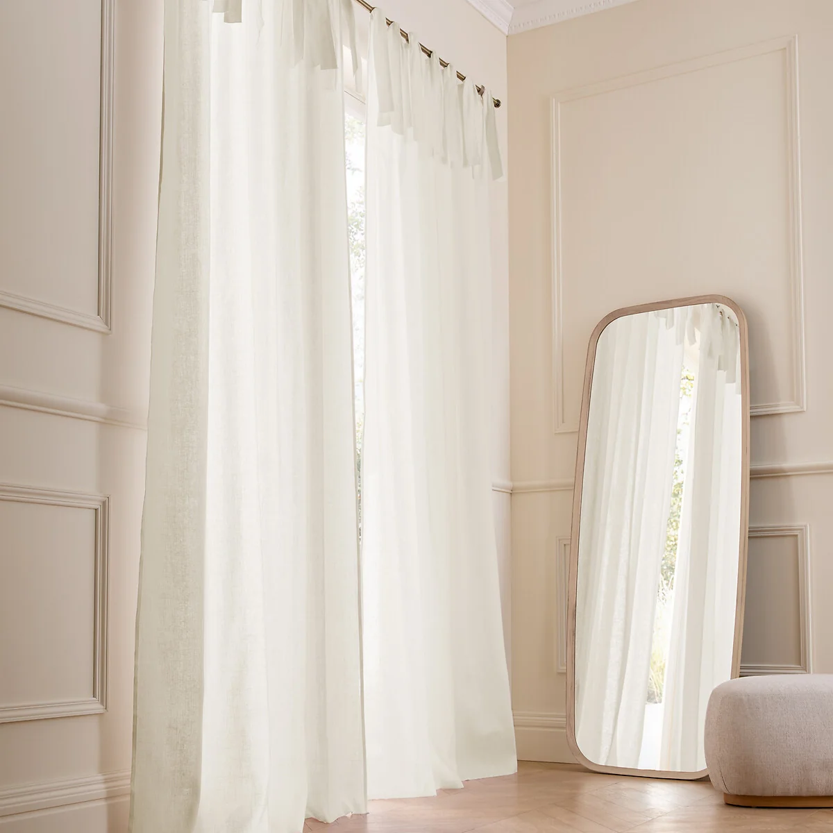 Colin Pure Linen Curtain with Knots – image 2