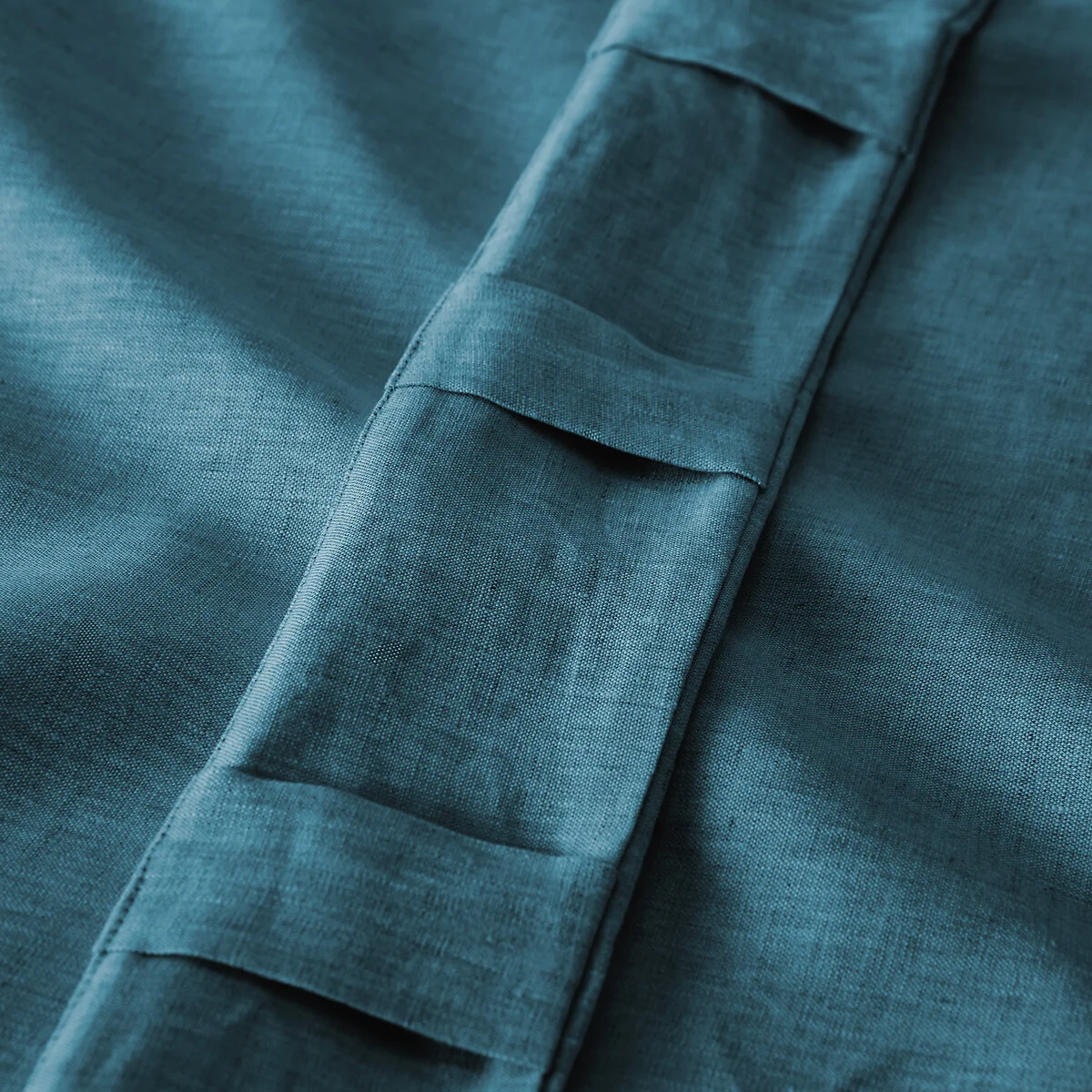 Private Blackout Curtain in Washed Linen with Concealed Tabs – image 5