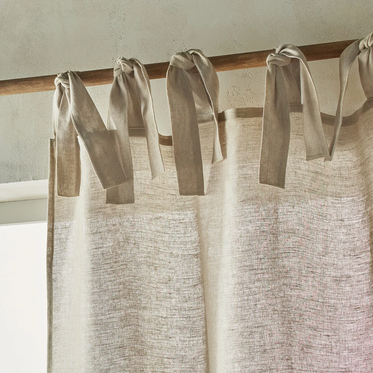 Colin Pure Linen Curtain with Knots – image 2