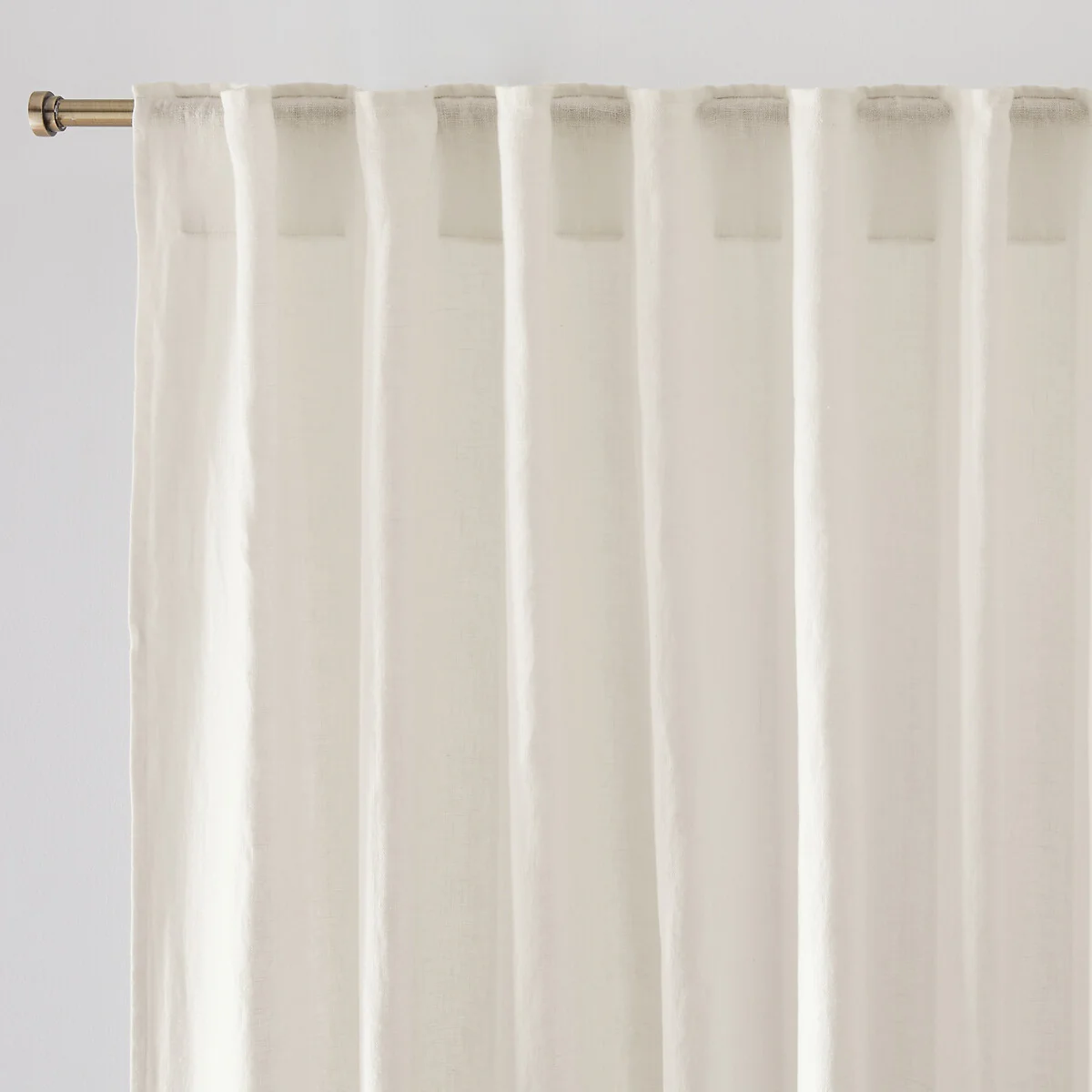 Elba Hidden Tab Linen Curtain – image 2