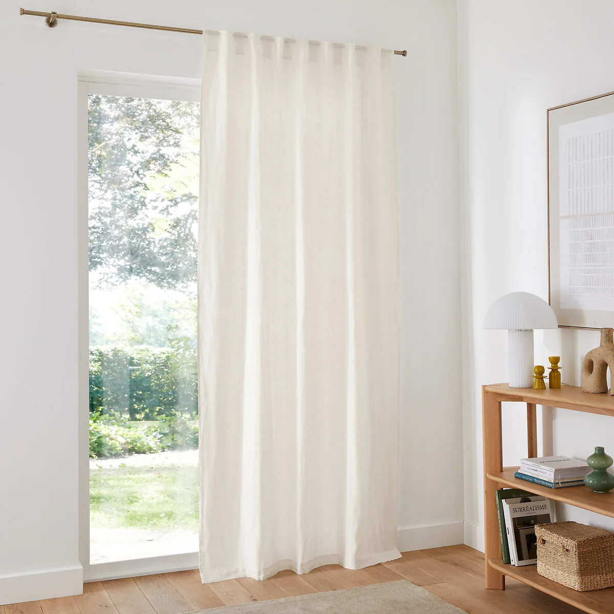 Elba Hidden Tab Linen Curtain – image 4