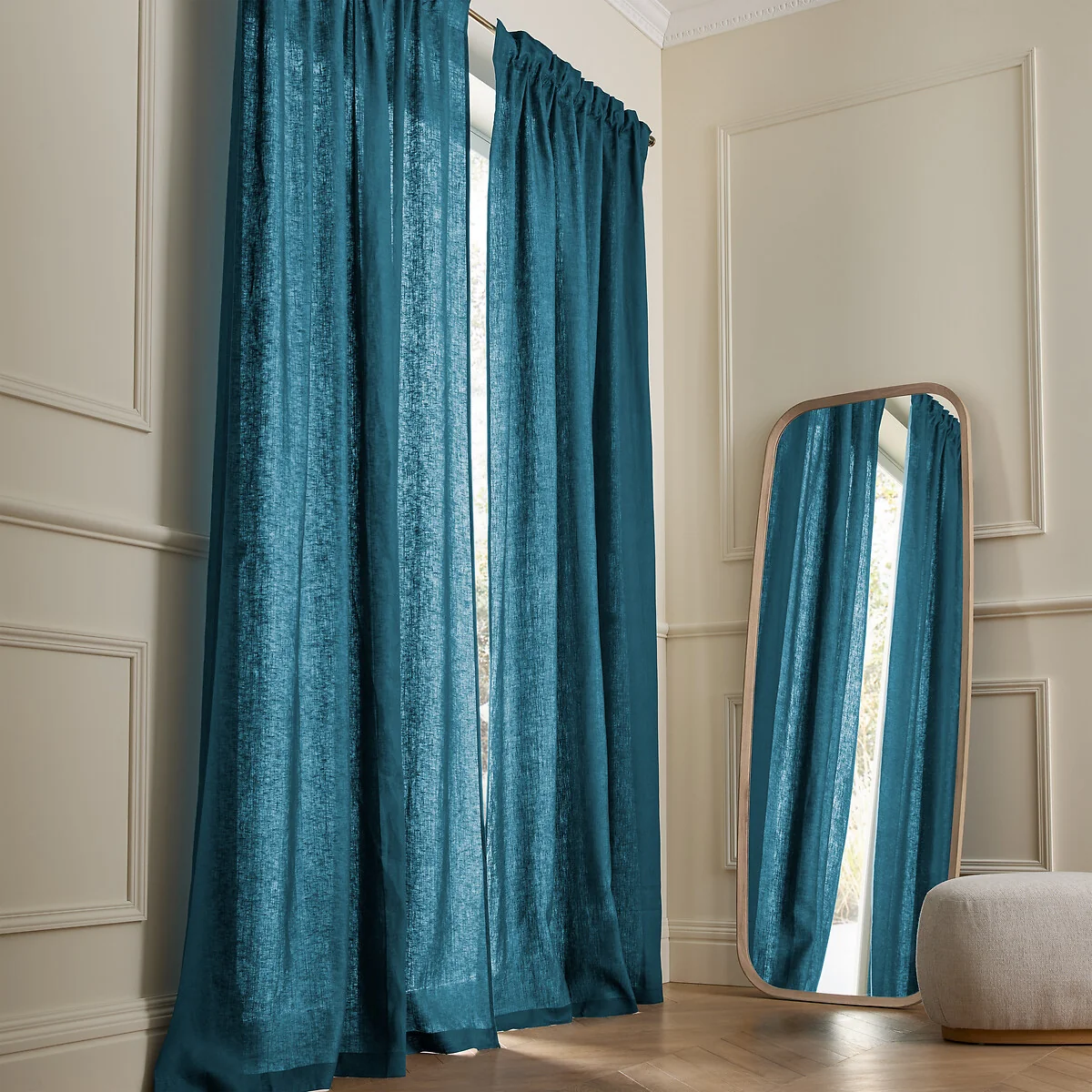 Private Washed Linen Curtain – image 1