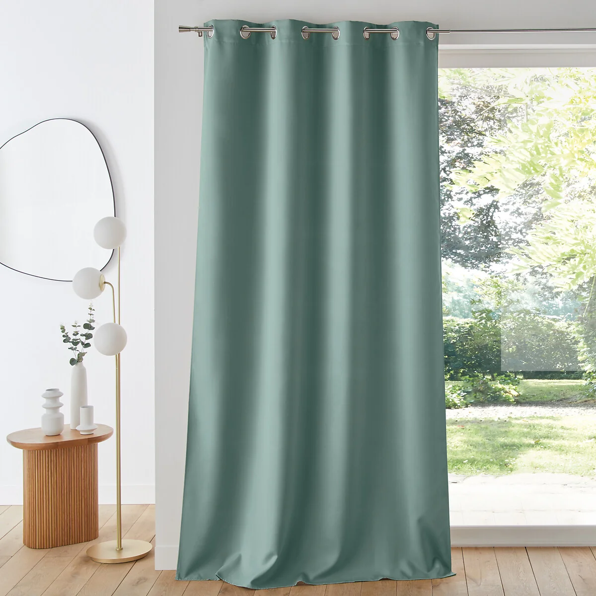 Voda Double-Sided Blackout Curtain with Eyelets – image 1