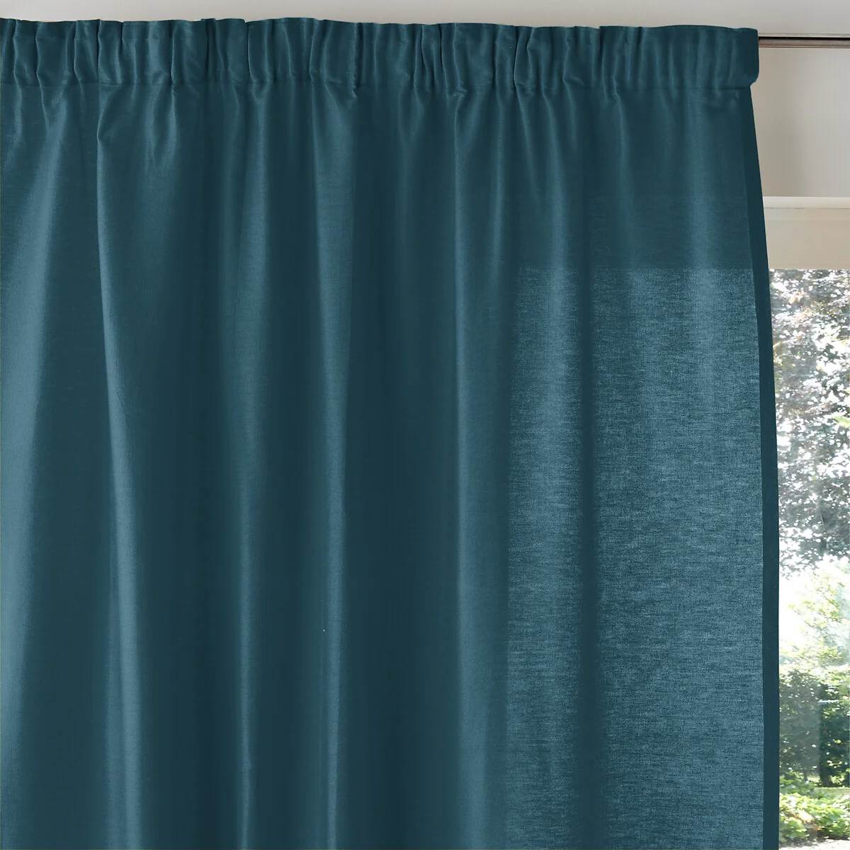 Scenario Cotton Curtain with Gathered Header – image 2