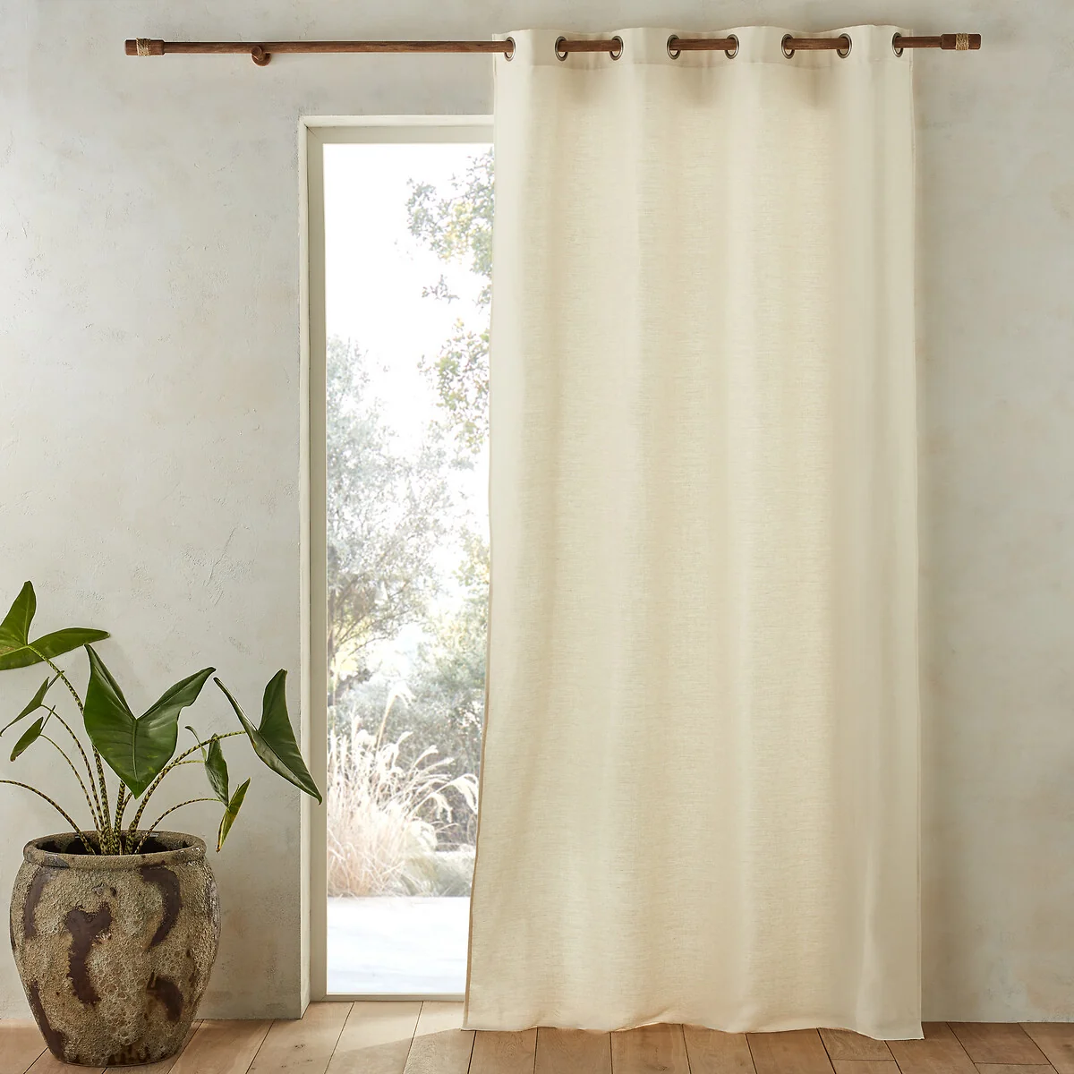 Colin Cotton Lined Linen Curtain – image 1