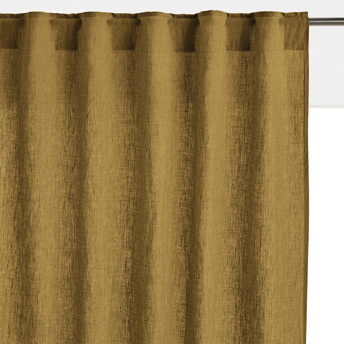 Onega Washed Linen Radiator Curtain with Hidden Fixings – image 1