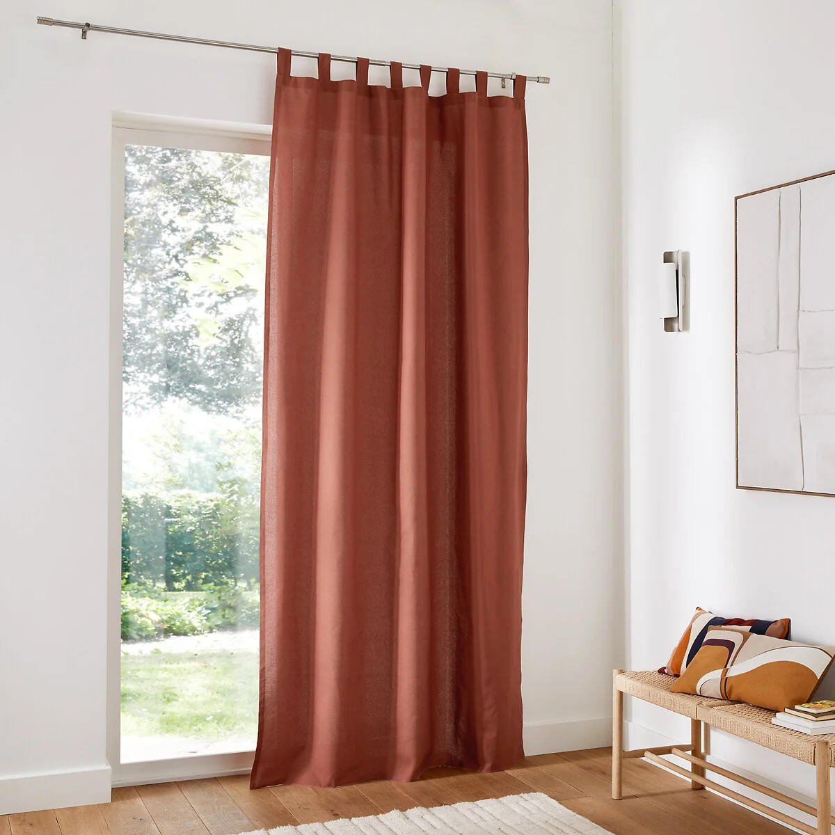 Scenario Cotton Tab Top Curtain Panel – image 3