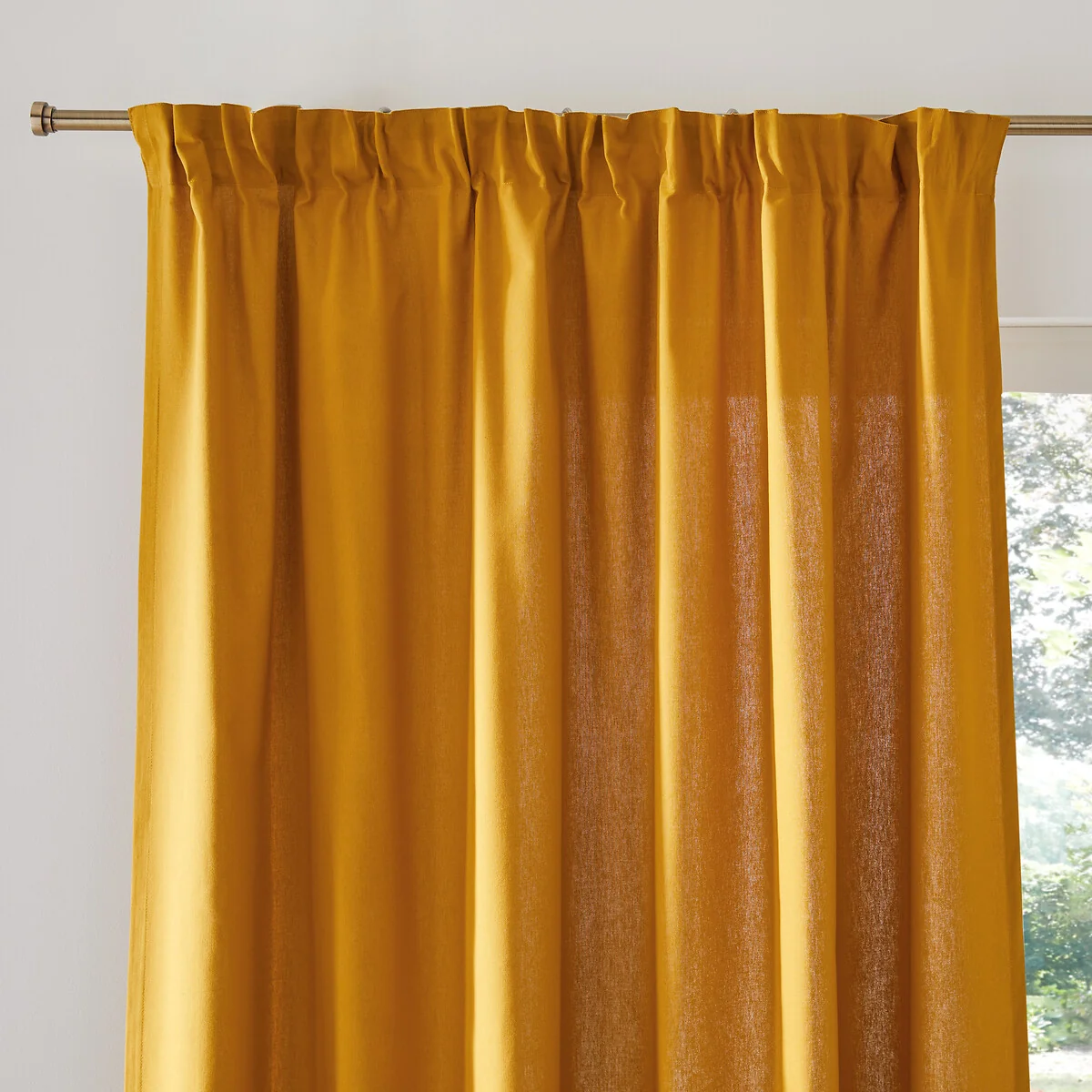 Scenario Cotton Curtain with Gathered Header – image 2