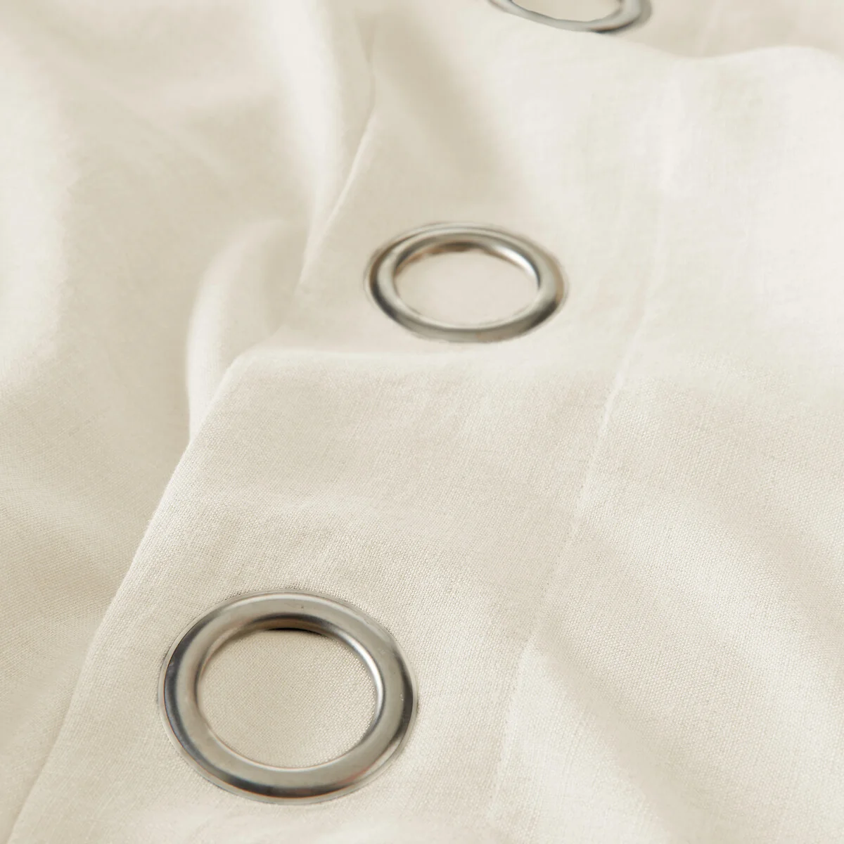 Private Lined Pre-Washed Linen Curtain with Eyelets – image 5