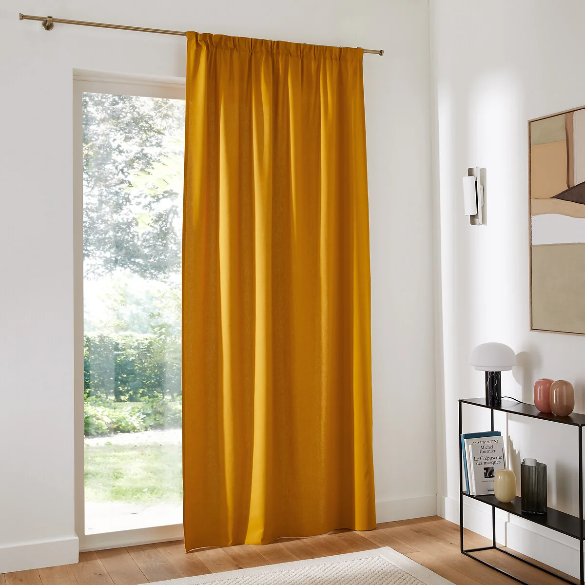 Scenario Cotton Curtain with Gathered Header – image 3