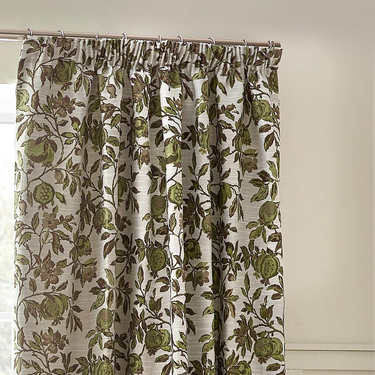 Pomegranate Jacquard Pencil Pleat Curtains – image 2