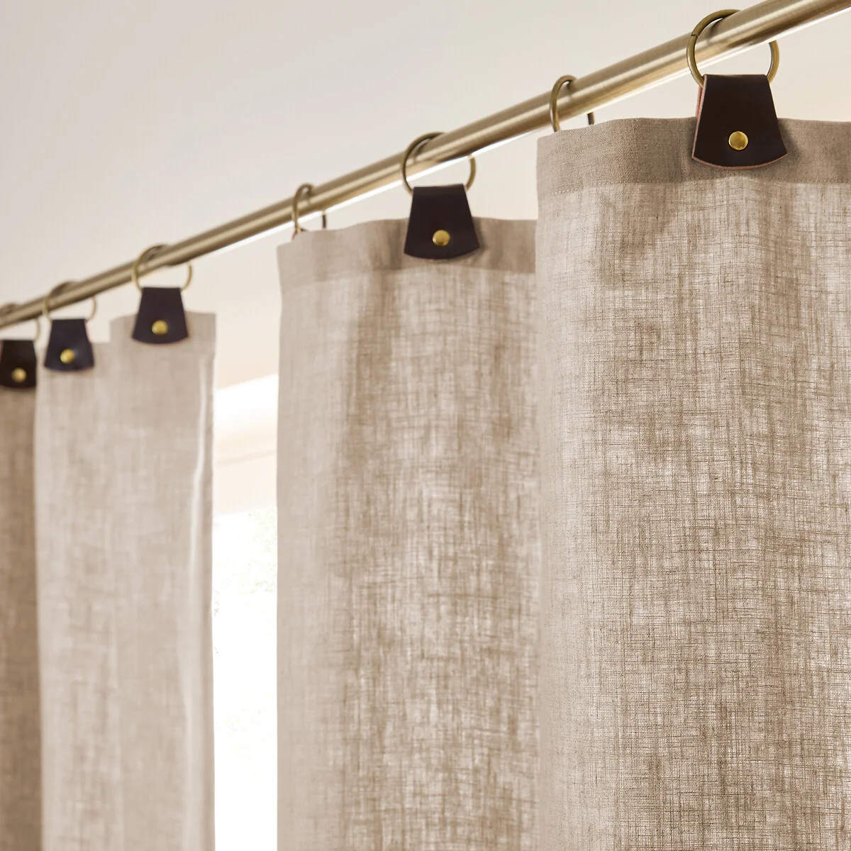 Private Lined 100% Washed Linen Curtain – image 5