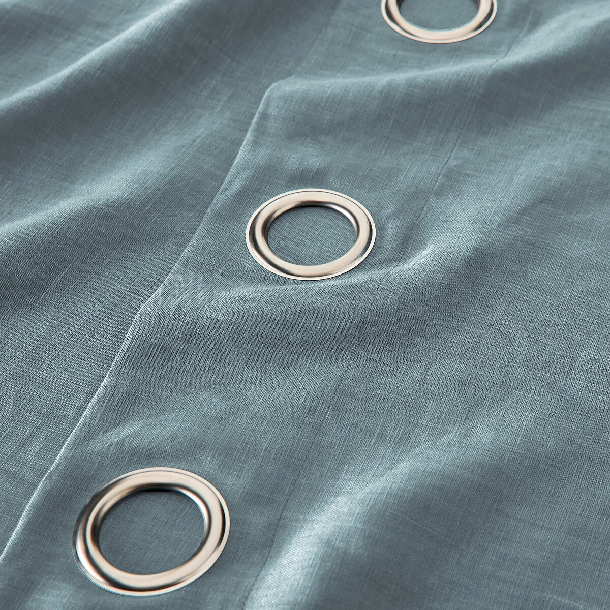 Private Pre-Washed Single Linen Curtain with Eyelets – image 6