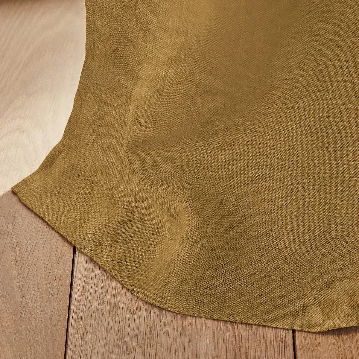 Private Blackout 100% Washed Linen Curtain with Rings – image 3