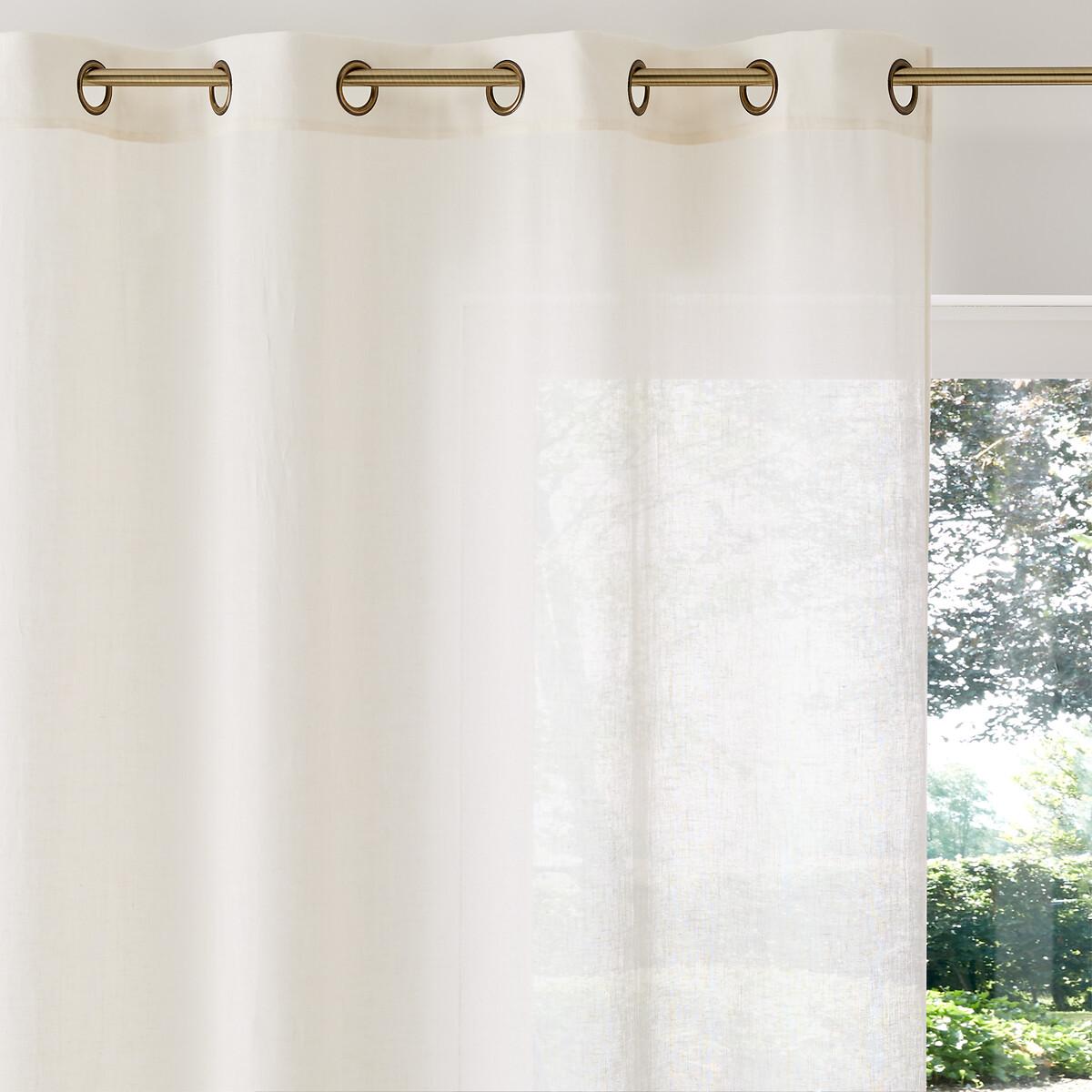 Aron Polyester & Linen Sheer Eyelet Curtain – image 2
