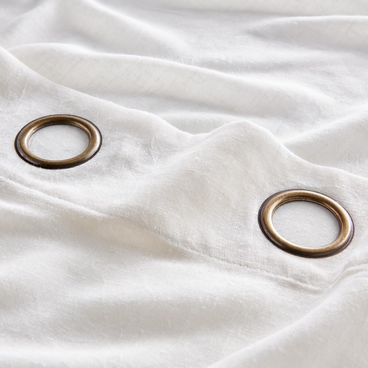 Aron Polyester & Linen Sheer Eyelet Curtain – image 3