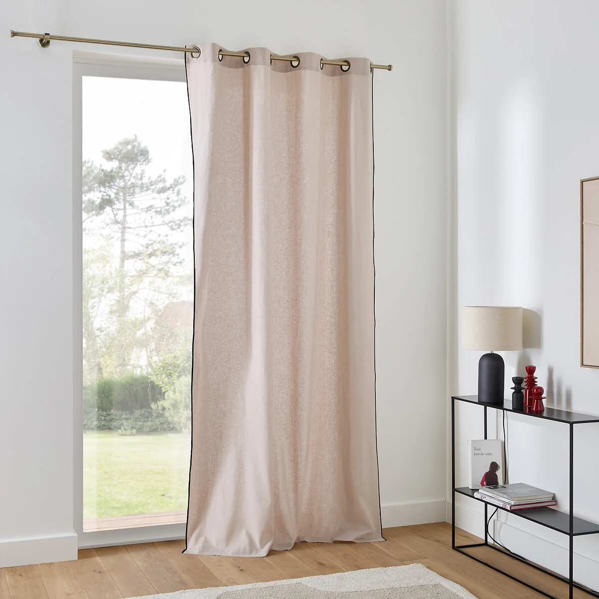 Lincot Linen/Cotton Eyelet Curtain – image 1
