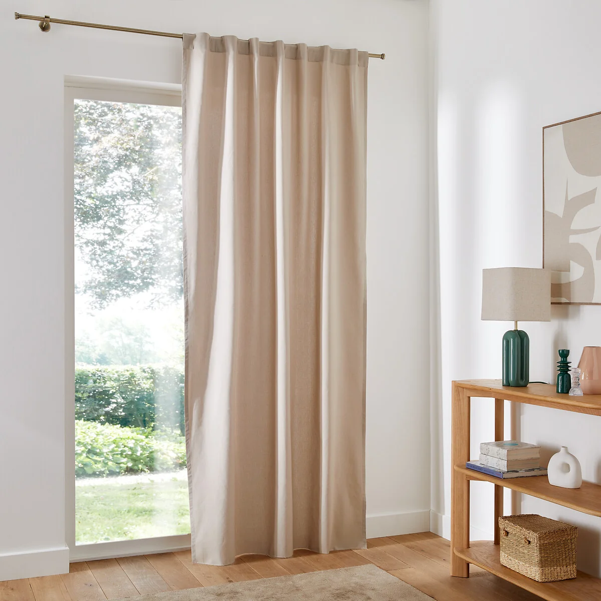 Scenario Single Cotton Curtain with Concealed Tabs – image 3