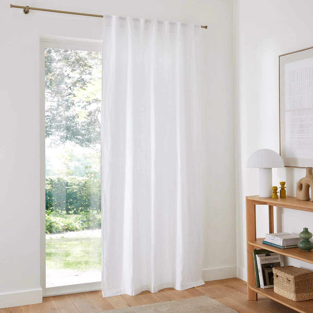 Elba Hidden Tab Linen Curtain – image 2