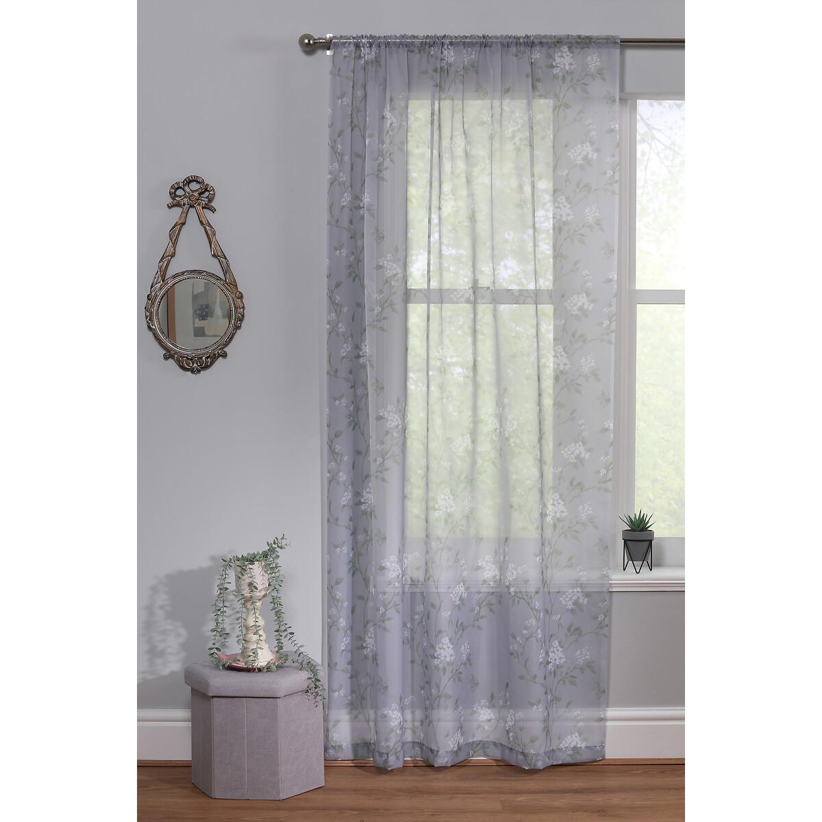 Botanical Voile Curtain Panel – image 2