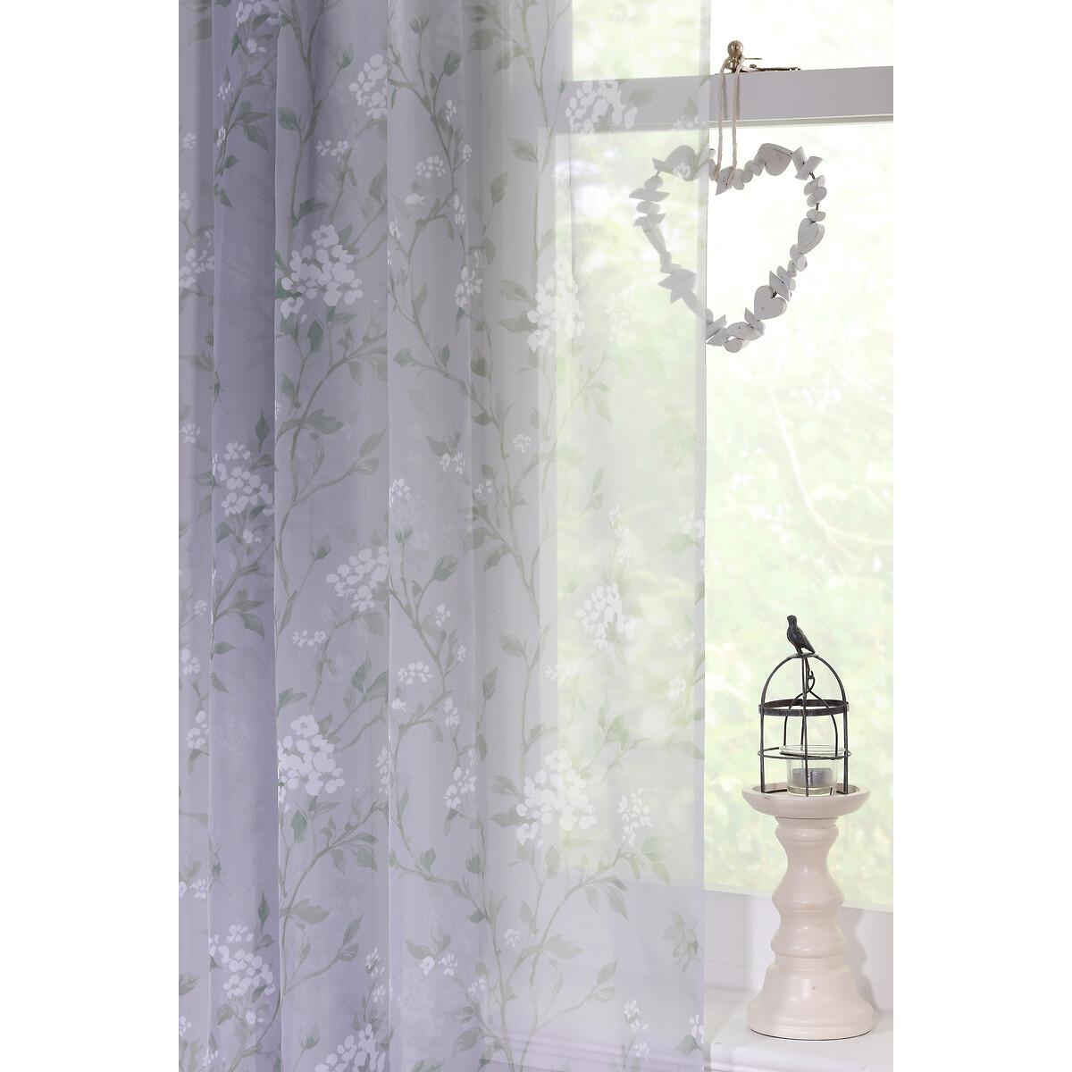 Botanical Voile Curtain Panel – image 3