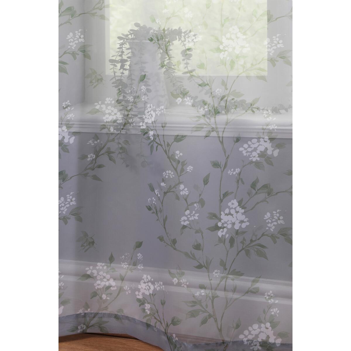 Botanical Voile Curtain Panel – image 4