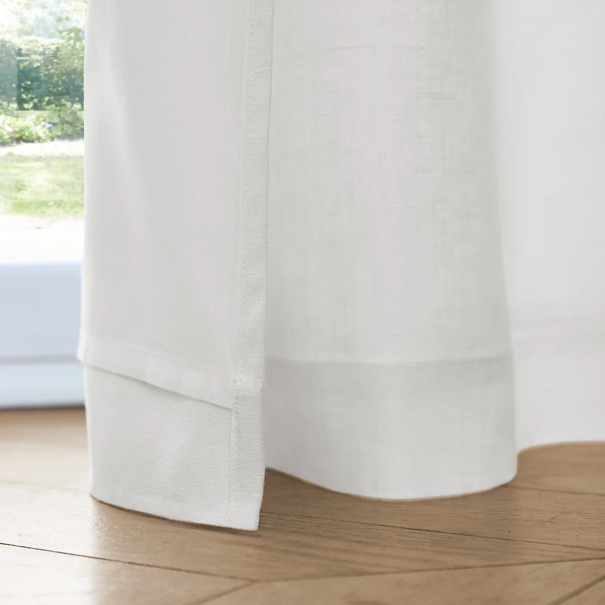 Private Lined Pre-Washed Linen Curtain with Eyelets – image 7