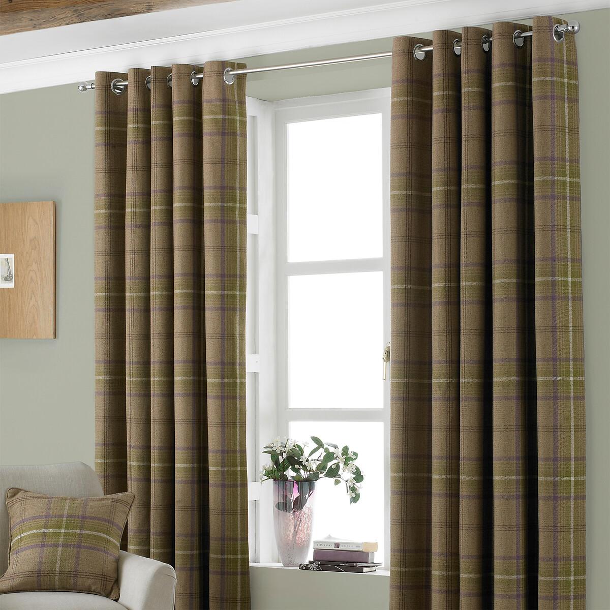 Aviemore Faux-Wool Eyelet Curtains – image 2