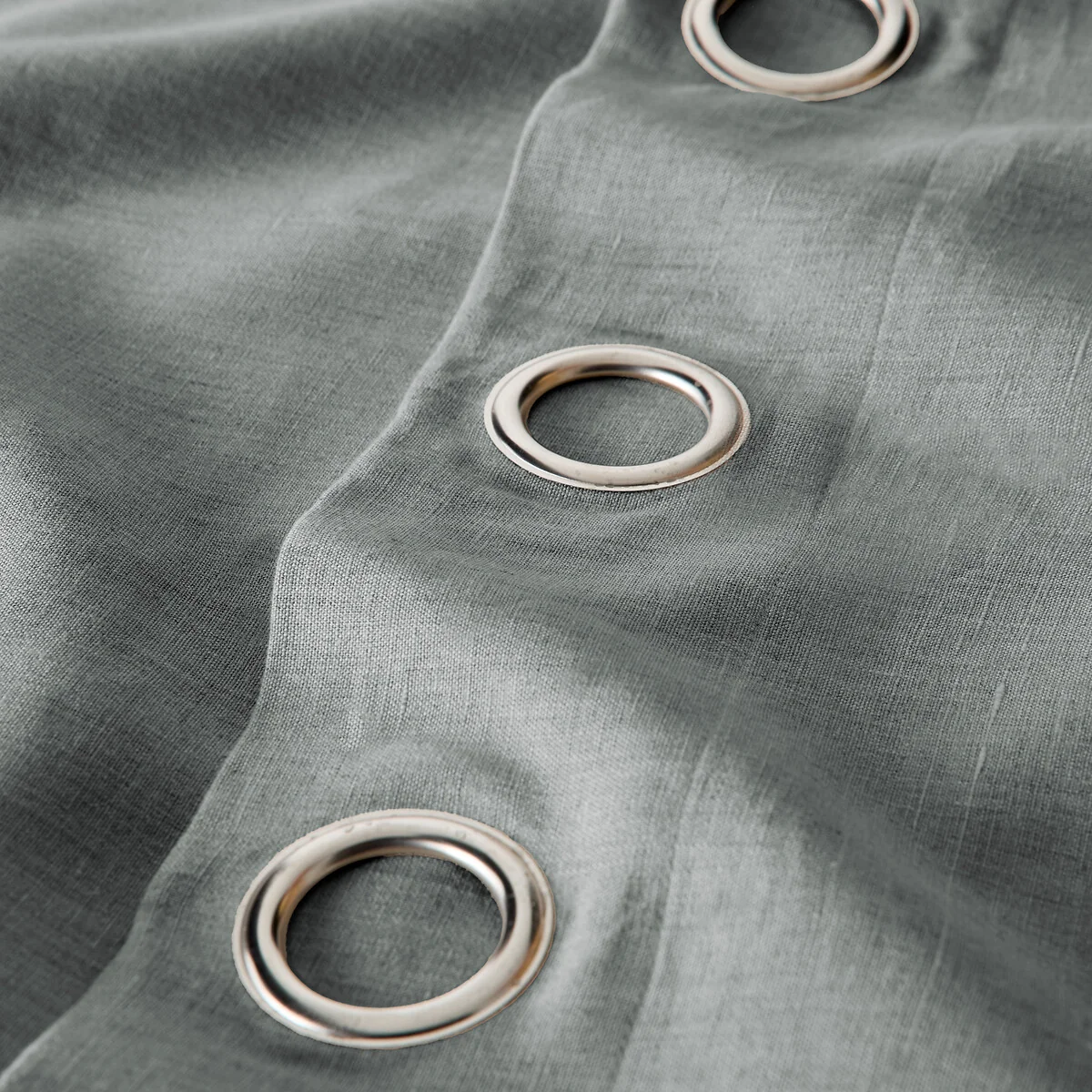 Private Washed Linen Curtain with Eyelet Header – image 5
