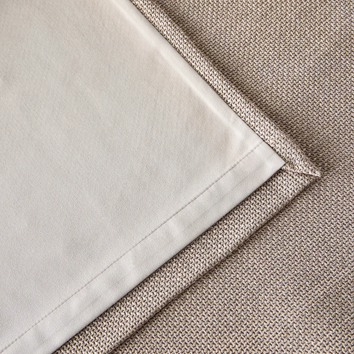 Montego Woven Effect Hidden Tab Top Blackout Curtain – image 5