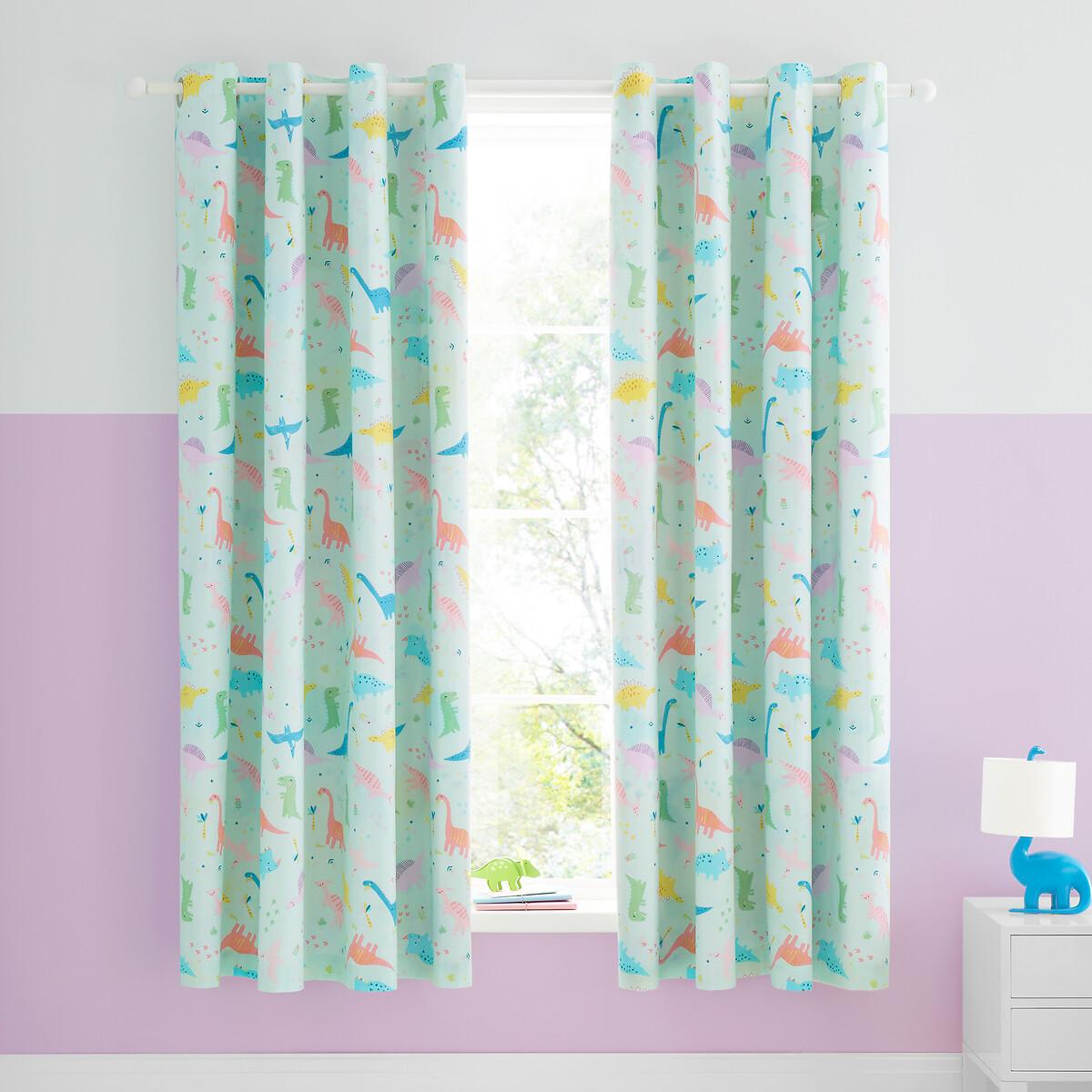 Dinosaur Print Curtains – image 2