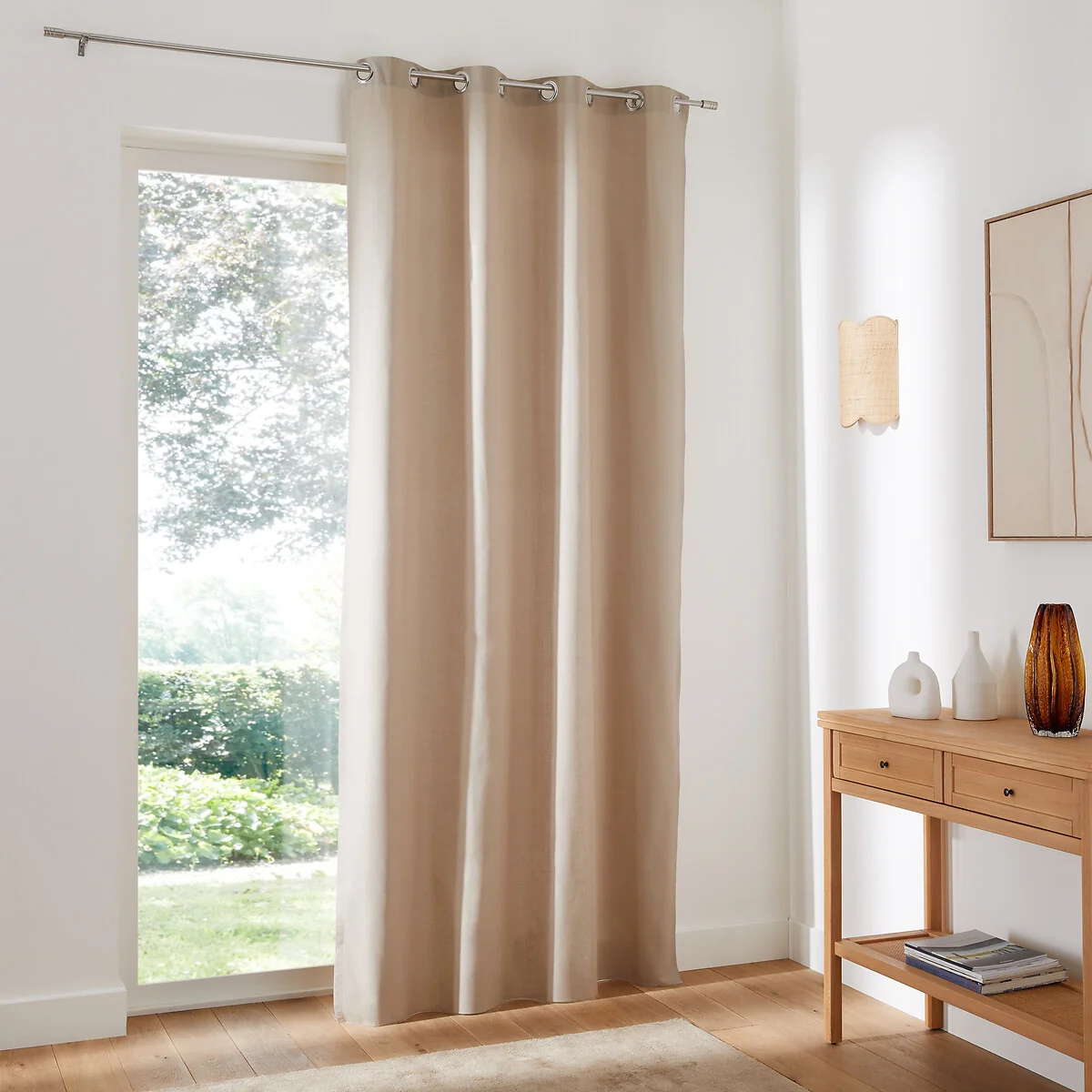 Scenario 100% Cotton Curtain with Eyelets – image 3