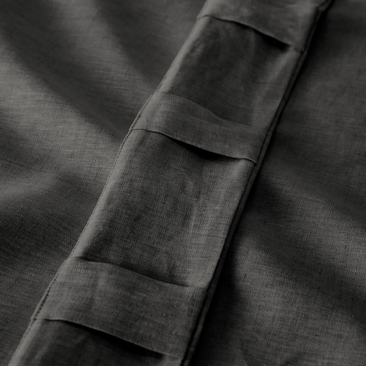 Private Blackout Curtain in Washed Linen with Concealed Tabs – image 5