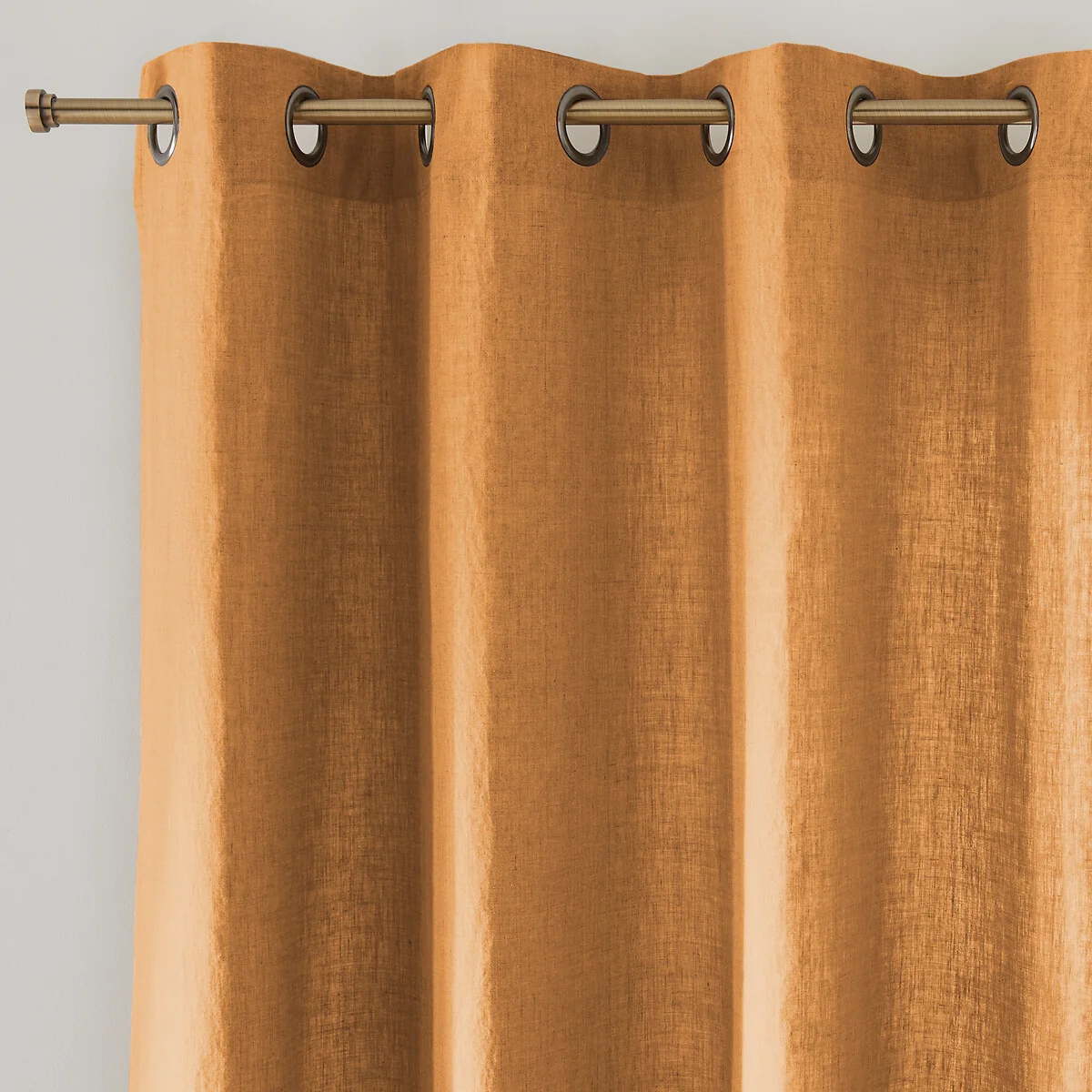 Onega Washed Linen Curtain with Eyelets – image 1