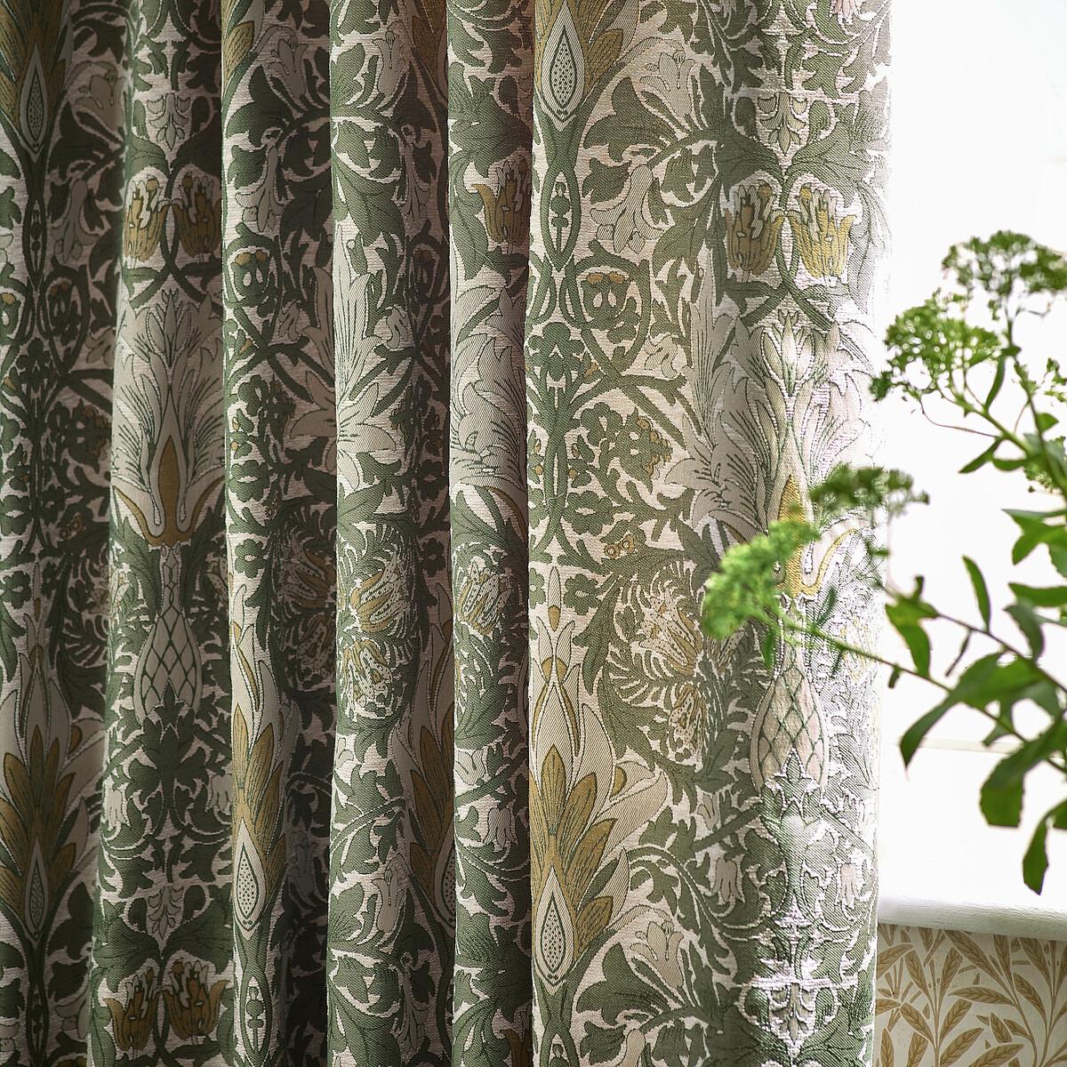 Snakeshead Jacquard Chenille Pencil Pleat Curtains – image 2
