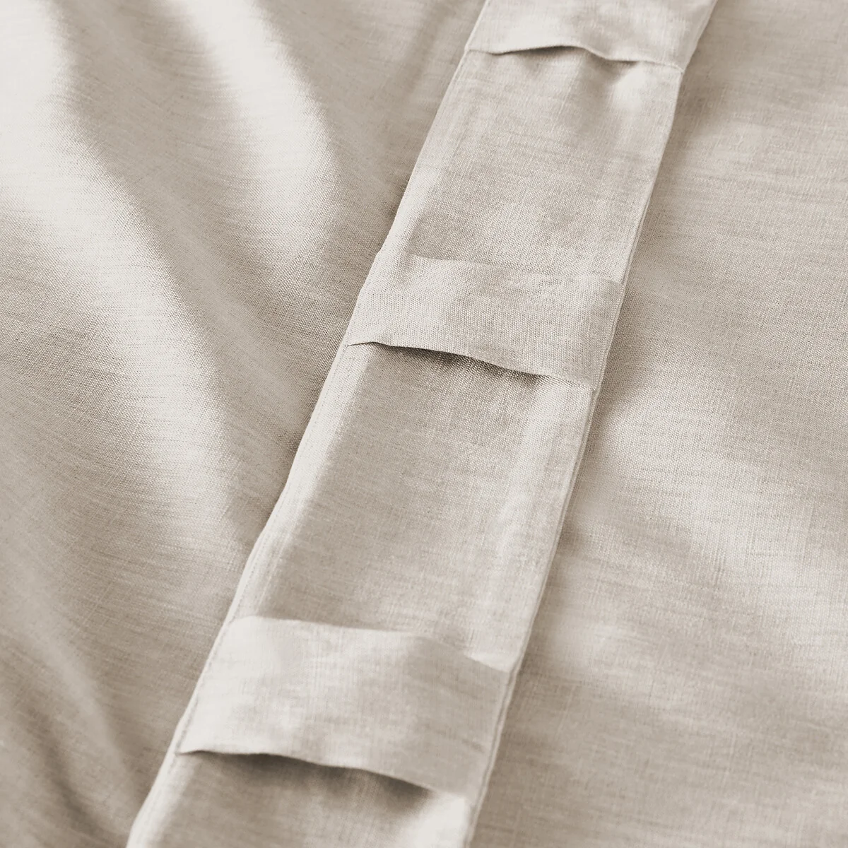 Private Curtain in Lined Washed Linen with Concealed Tabs – image 6