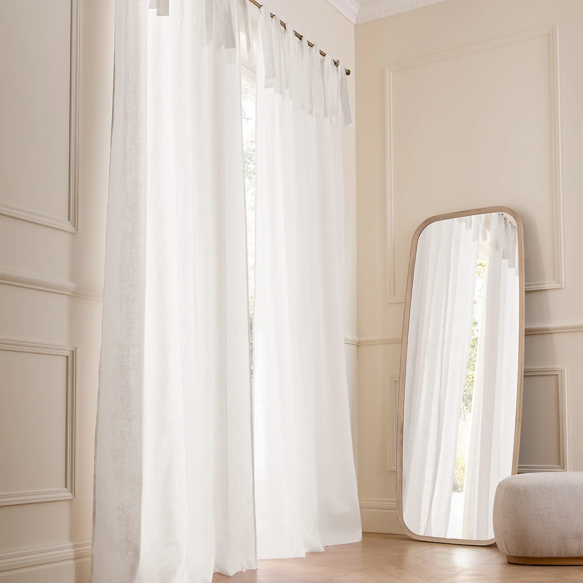 Colin Pure Linen Curtain with Knots – image 2