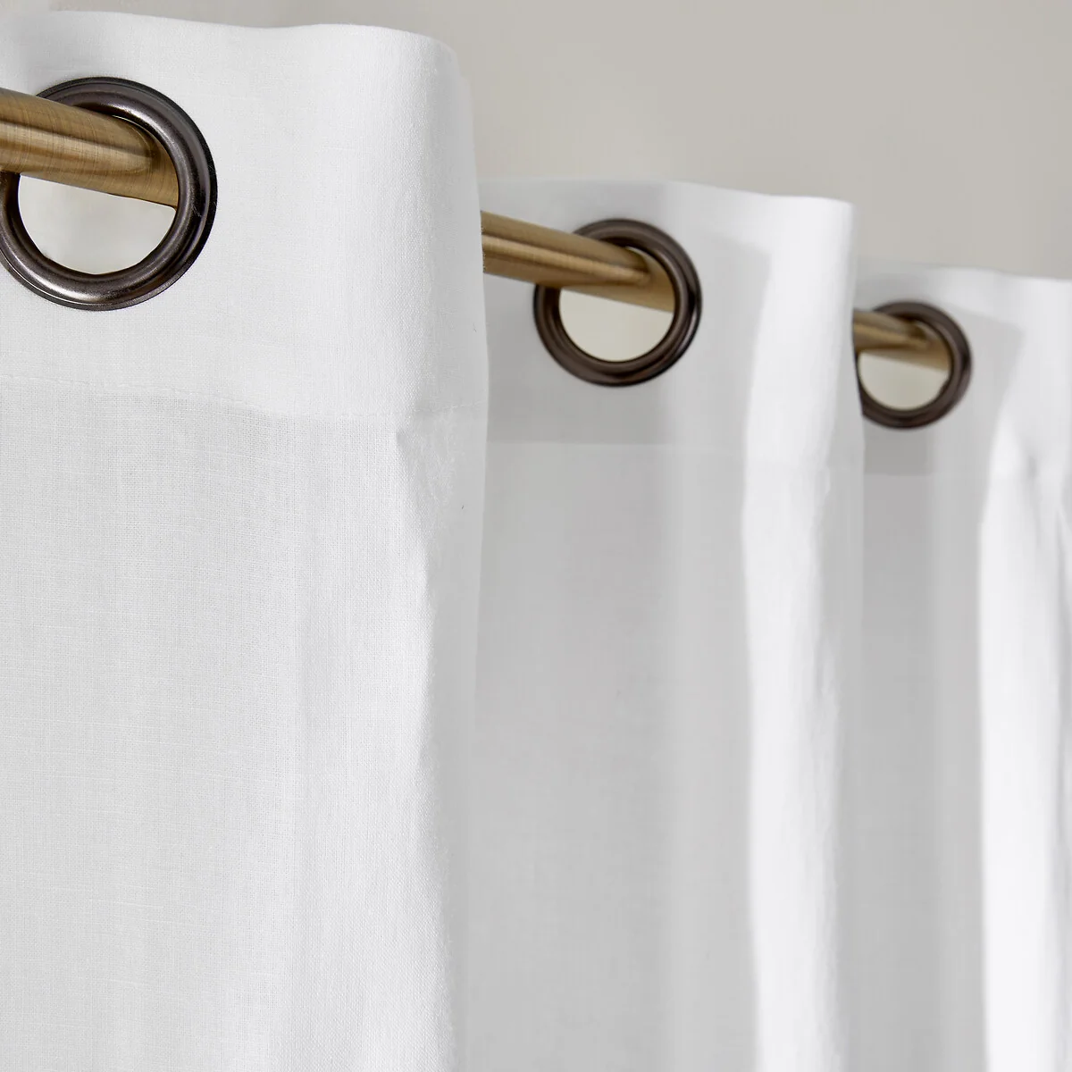 Onega Washed Linen Single Curtain with Eyelets – image 6